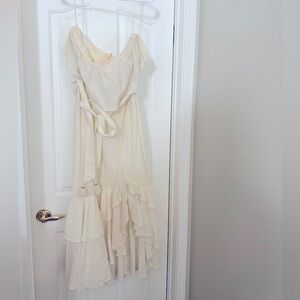 Free People Cream Dress